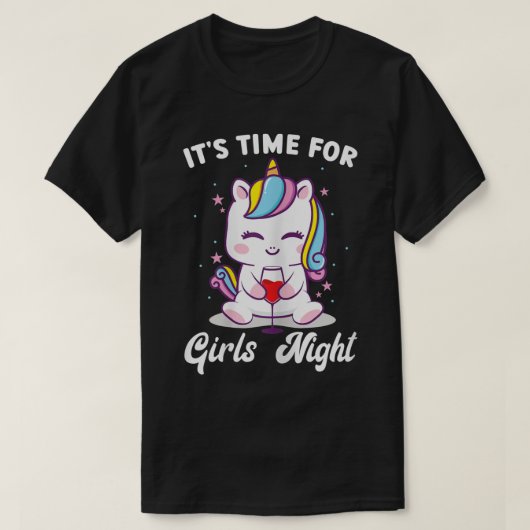 女の子の夜のパーティー Tシャツ (デザイン正面)