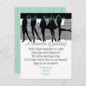 女の子の夜遊び 招待状 (正面/裏面)