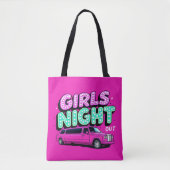 女の子の夜 トートバッグ (正面)