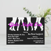 『女の子の夜』 招待状 (スタンド正面)