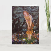 女の子の夢の真夏の夜に妖精 カード (正面)