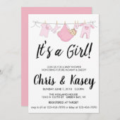 女の子の夢を見て 招待状 (正面/裏面)