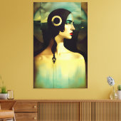 女の子の夢 キャンバスプリント (インサイチュ (リビング))