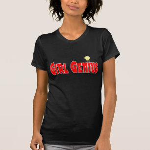 女の子の天才 Tシャツ
