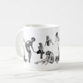 女の子の女の子の女の子 コーヒーマグカップ (正面左)