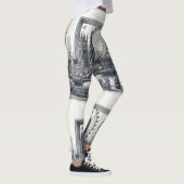 女の子の女性のための大きなベンのリーギング レギンス (右)