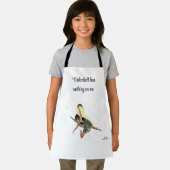 女の子の妖精と黄色の翼引用文キッズエプロン エプロン (インサイチュ)