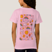 女の子の子供服ファッションと衣類靴など Tシャツ (裏面)