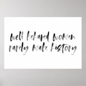 女の子の子供部屋またはオフィスの水色引用文ポスター ポスター (正面)