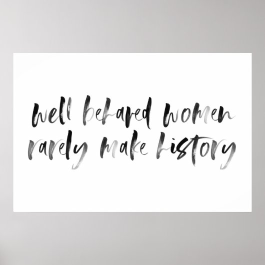 女の子の子供部屋またはオフィスの水色引用文ポスター ポスター (正面)