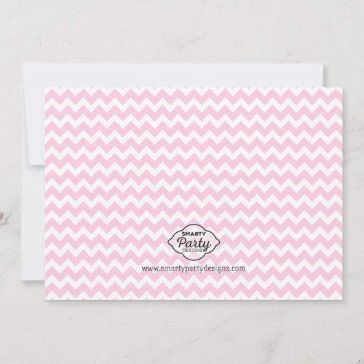 女の子の子猫のプリンセスの誕生日の足tyの招待状 招待状 (裏面)