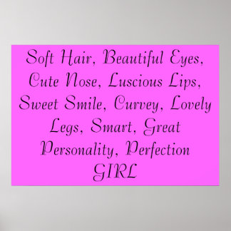 女の子の定義 ポスター