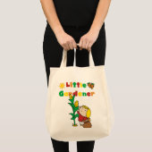 女の子の小さい庭師のTシャツおよびギフト トートバッグ (正面(商品))