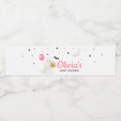 女の子の小さなブーはほとんどデューベビーシャワー ペットボトルラベル (シングルラベル)