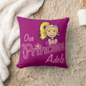 女の子の小さな星の王女の名前の枕 クッション (ブランケット)