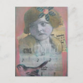 女の子の希望 ポストカード (正面)