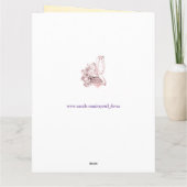 女の子の幸せな第12誕生日の妖精の挨拶 カード (裏面)