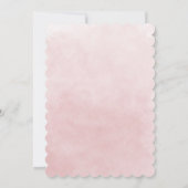 女の子の幼稚園卒業式ねこちゃん 招待状 (裏面)