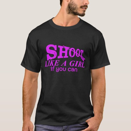 女の子の弓のように撃つ Tシャツ (正面)