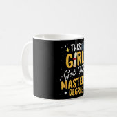 女の子の得マスターズ学位の卒業はそれをマスター コーヒーマグカップ (正面左)