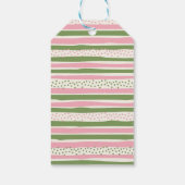 女の子の恐竜トゥトゥ ティーレックス ギフトタグ (裏面)