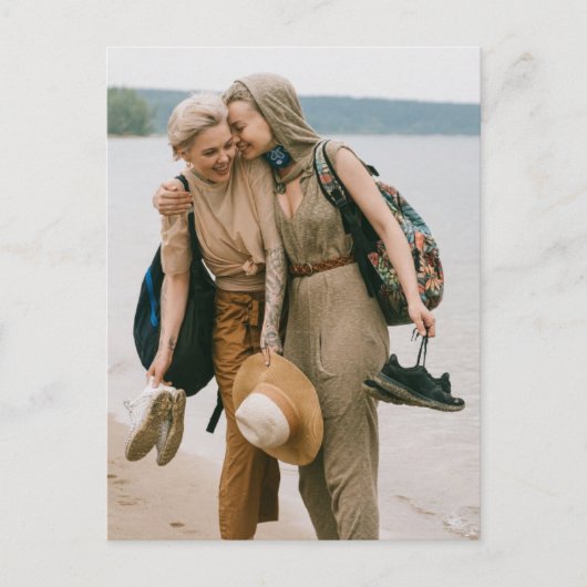 女の子の愛 ポストカード (正面)