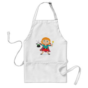 女の子の手品師 スタンダードエプロン