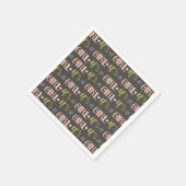 女の子の新生児紙ナプキン スタンダードカクテルナプキン (角)