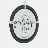 女の子の旅より安いセラピーカスタムガールズバカイ ガラスオーナメント (正面右)