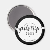 女の子の旅より安いセラピーカスタムバケーション マグネット (正面/裏面)