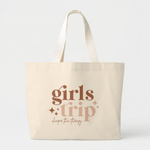 女の子の旅より安いセラピー歓迎バッグ ラージトートバッグ