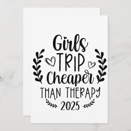 女の子の旅より安いセラピー2025 シーズンカード (正面/裏面)