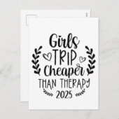 女の子の旅より安いセラピー2025 シーズンポストカード (正面/裏面)