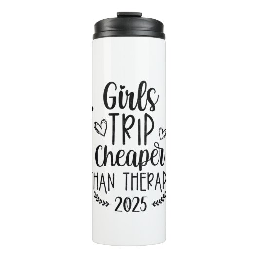 女の子の旅より安いセラピー2025 タンブラー (正面)