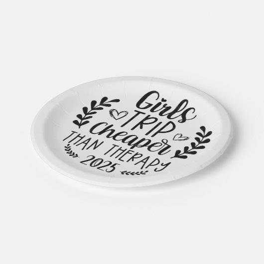 女の子の旅より安いセラピー2025 ペーパープレート (アングル)