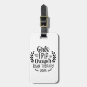 女の子の旅より安いセラピー2025 ラゲッジタグ (正面縦)