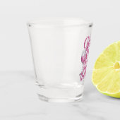 女の子の旅行よりも安いセラピー週末用ワインパーティー ショットグラス (左)