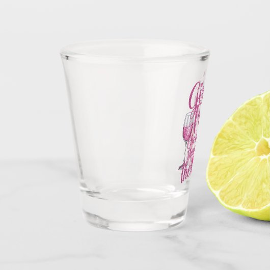 女の子の旅行よりも安いセラピー週末用ワインパーティー ショットグラス (左)