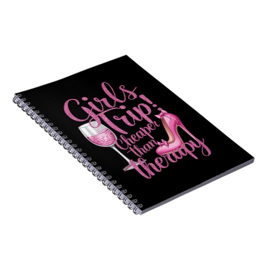 女の子の旅行よりも安いセラピー週末用ワインパーティー ノートブック (右側)