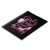 女の子の旅行よりも安いセラピー週末用ワインパーティー ノートブック (左側)