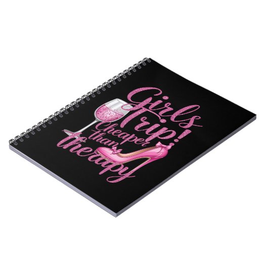 女の子の旅行よりも安いセラピー週末用ワインパーティー ノートブック (左側)