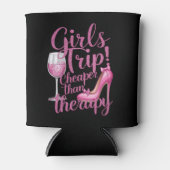 女の子の旅行よりも安いセラピー週末用ワインパーティー 缶クーラー (正面)