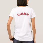 女の子の旅行より安いセラピー、家族休暇 Tシャツ (裏面)