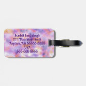 女の子の旅、ボホ、荷物パーソナライズされたタグ ラゲッジタグ (裏面横)