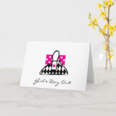 女の子の日 カード (黄色い花)