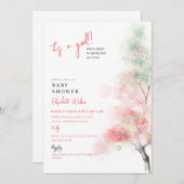 女の子の春 招待状 (正面/裏面)