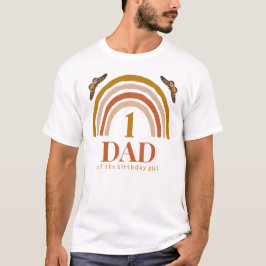 女の子の最初の誕生日カスタマイズパパ Tシャツ