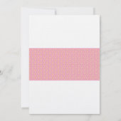 女の子の最初聖餐の招待状-ピンク5 x 7 招待状 (裏面)