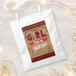 女の子の木の格子状の赤素朴ちゃんシャワーだ フェイバーバッグ