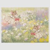 女の子の森の動物シャワー 薄葉紙 (正面)